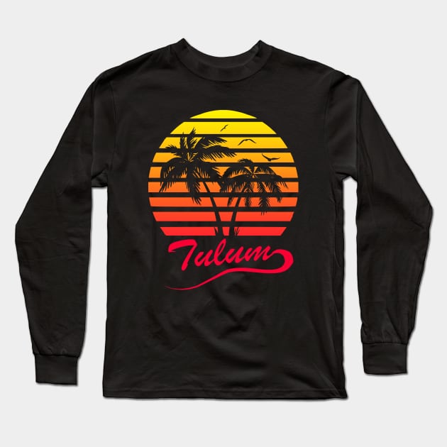 Tulum Long Sleeve T-Shirt by Nerd_art